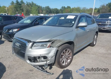 2013 Audi Q5 2.0T Premium z USA, uszkodzony, nr VIN WA1LFAFPXDA102180
